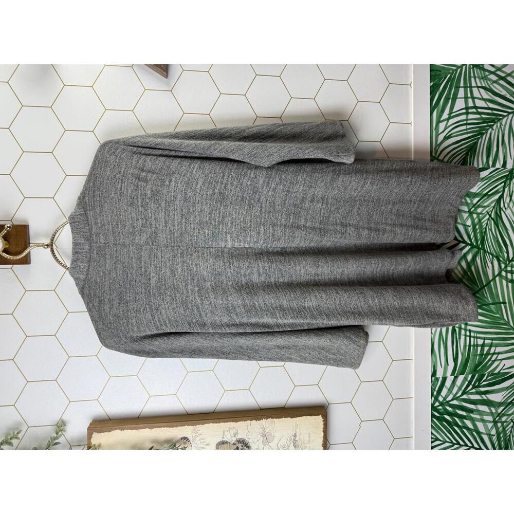 Wilfred Free by Aritzia Gray Open Front Zlata Cardigan Sweater - Size - Small - Picture 2 of 6